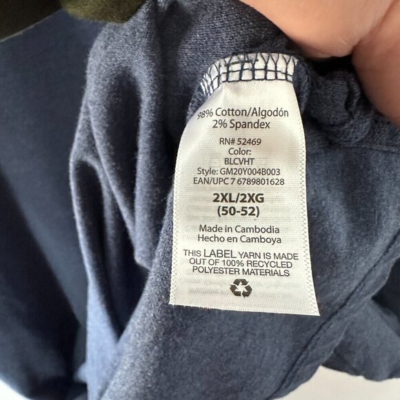 XXL George Men's Blue Polo Shirt - Picture 7 of 8